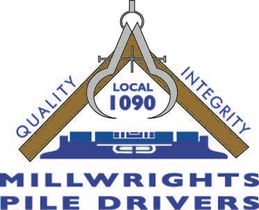 Millwrights & Pile Drivers, Local 1090 logo